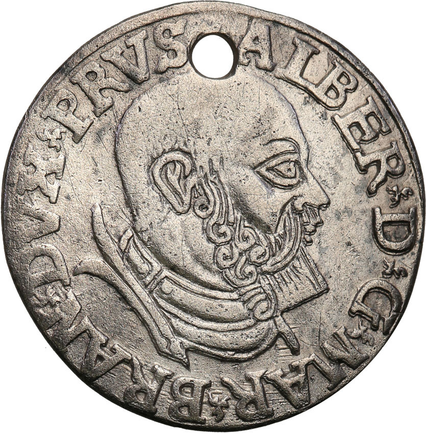 Prusy Książęce. Albrecht Hohenzolern. Trojak (3 grosze) 1538, Królewiec